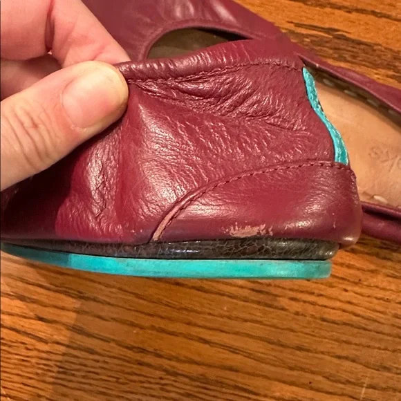 Women’s Tieks Burgundy Leather Flats size 11 - Picture 9 of 9